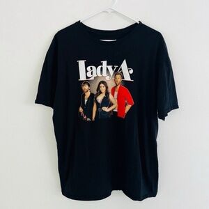 Lady A Portrait Band Tee XL